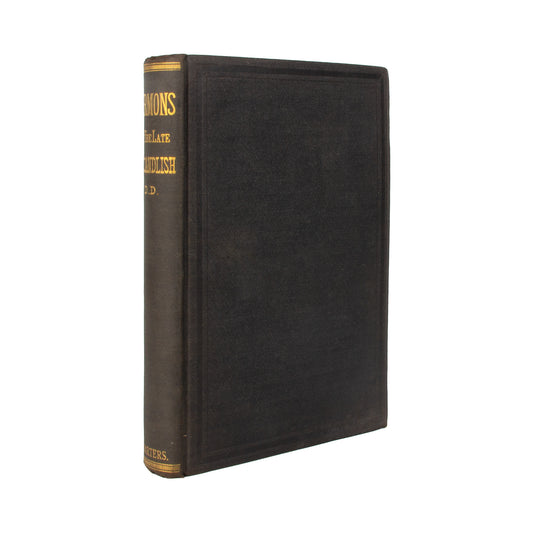 1874 ROBERT S. CANDLISH. Memorial Volume of Sermons and Biography. Spurgeon Recommended.