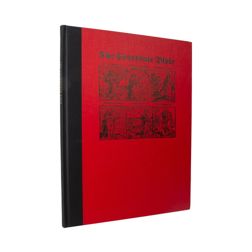 1535 / 1974 MYLES COVERDALE. Original 1535 Leaf w/ The Coverdale Bible in Folio by Allen P. Wikgren.