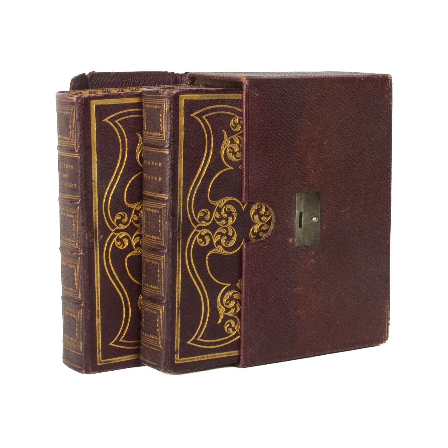 1835-1885 BIBLES & COMMON PRAYER. Assemblage of 7 Fine Victorian and Pre-Victorian Fine Presentations.