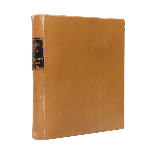 1858 IMPORTANT BAPTIST MSs. Sermons Preached on Founding Southern Baptist Theological Seminary