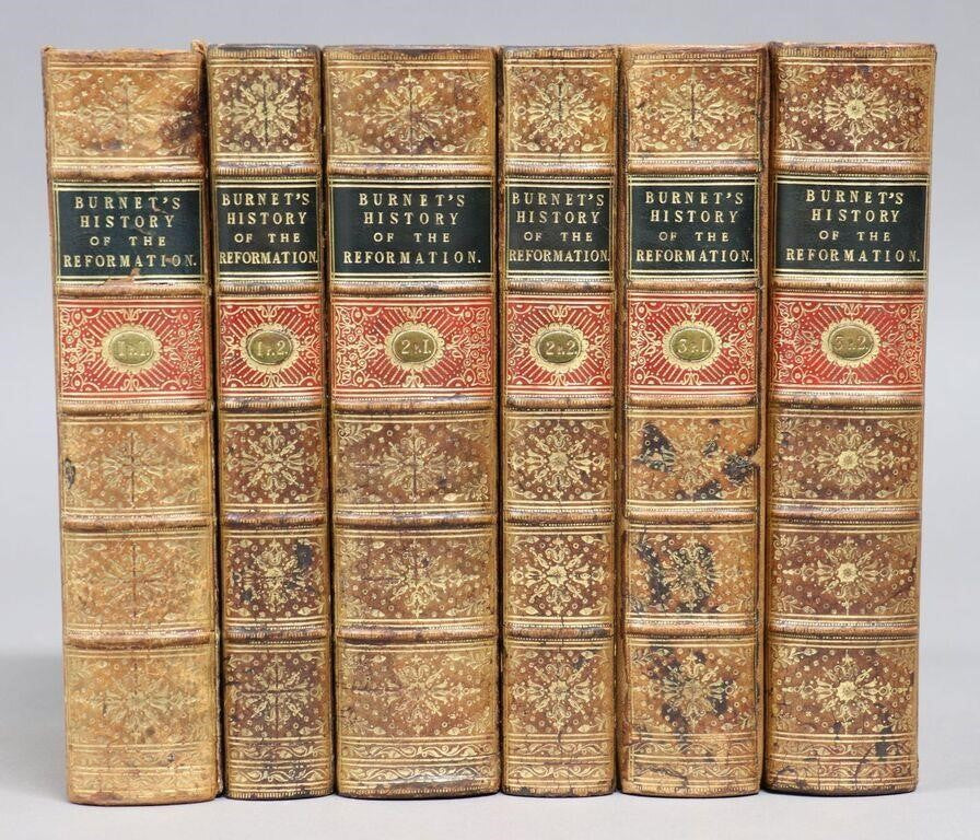 1829 GILBERT BURNET. History of the Reformation in England in Spectacular Bindings!