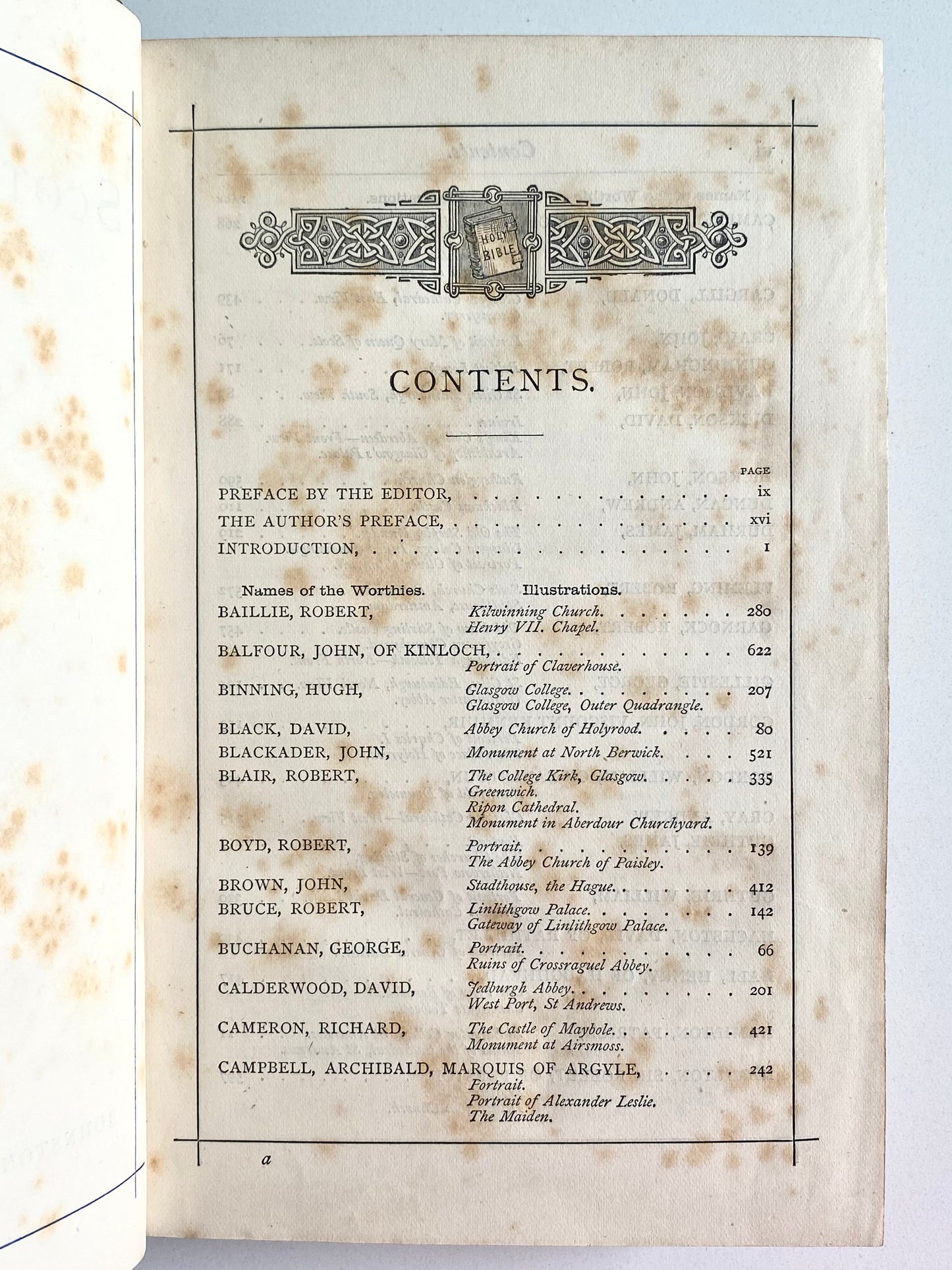 1870 JOHN HOWIE. Lives, Sufferings, Preaching, & Miracles of Scottish Worthies. VG!