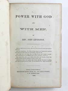 1868 RARE METHODIST. Power With God the Result of Christian Godliness. Scarce!
