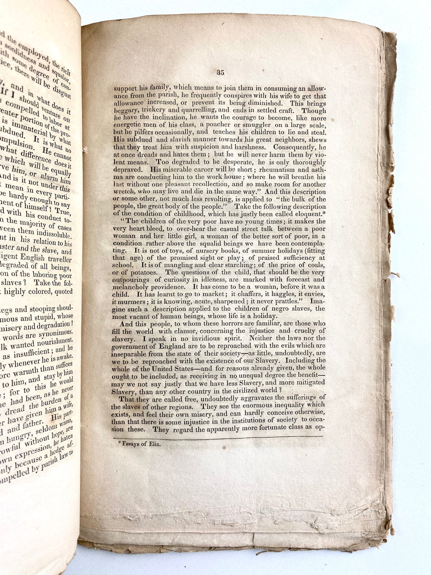 1838 SOUTH CAROLINA - SLAVERY. Exceptionally Scarce Pro-Slavery Tract by Confederate Senator.