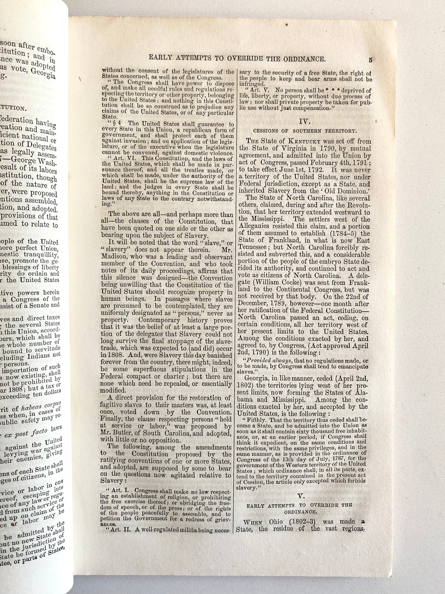 1856 HORACE GREELEY. History of Abolition in America from 1776 to 1856. Excellent Read!