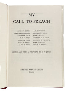 1968 KESWICK &c. My Call to Preach & My Call to the Ministry. George B. Duncan, Alan Redpath, &c.