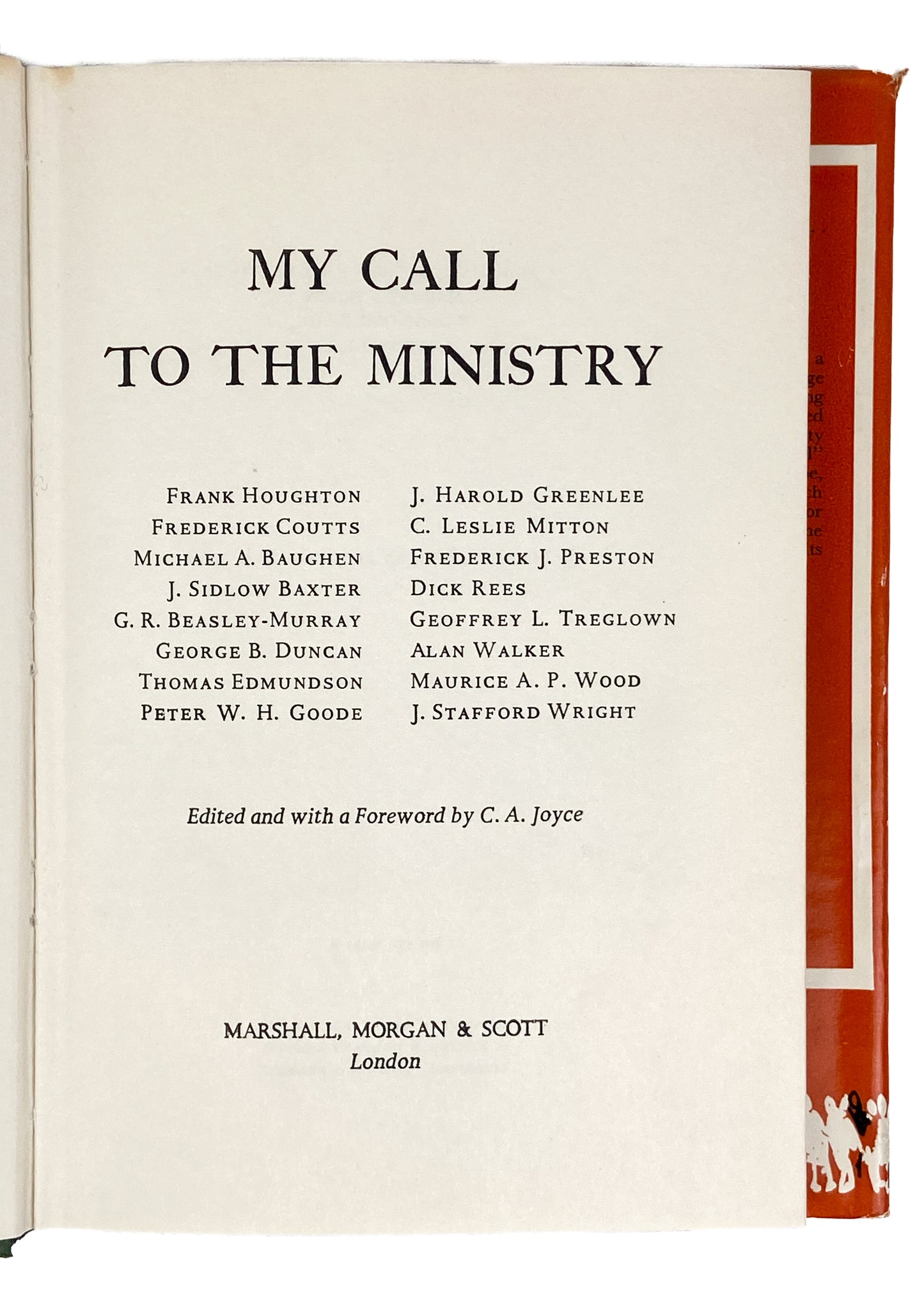 1968 KESWICK &c. My Call to Preach & My Call to the Ministry. George B. Duncan, Alan Redpath, &c.