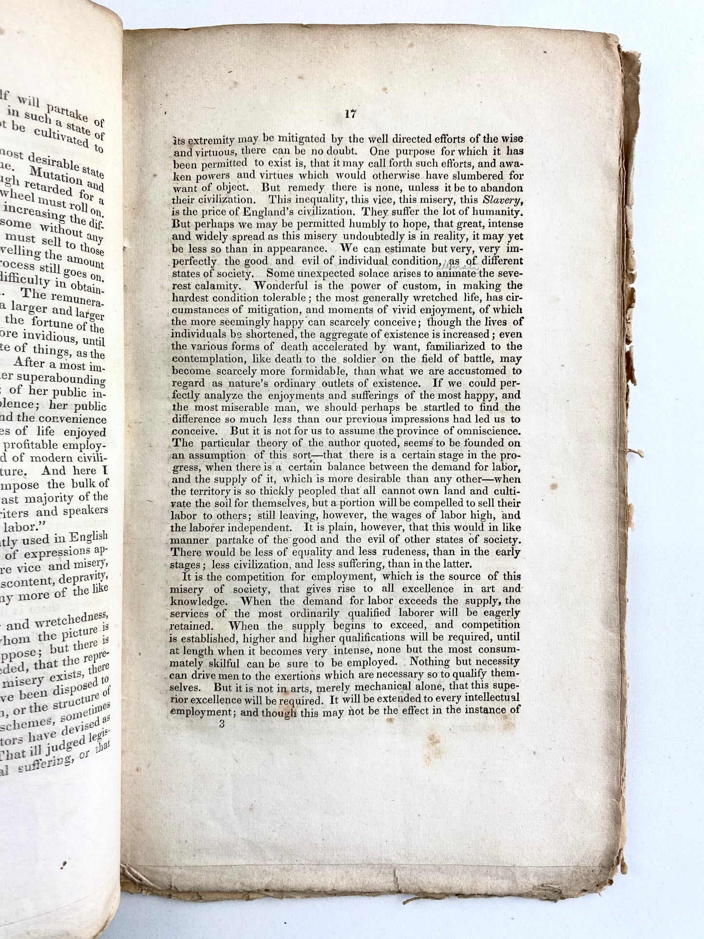 1838 SOUTH CAROLINA - SLAVERY. Exceptionally Scarce Pro-Slavery Tract by Confederate Senator.