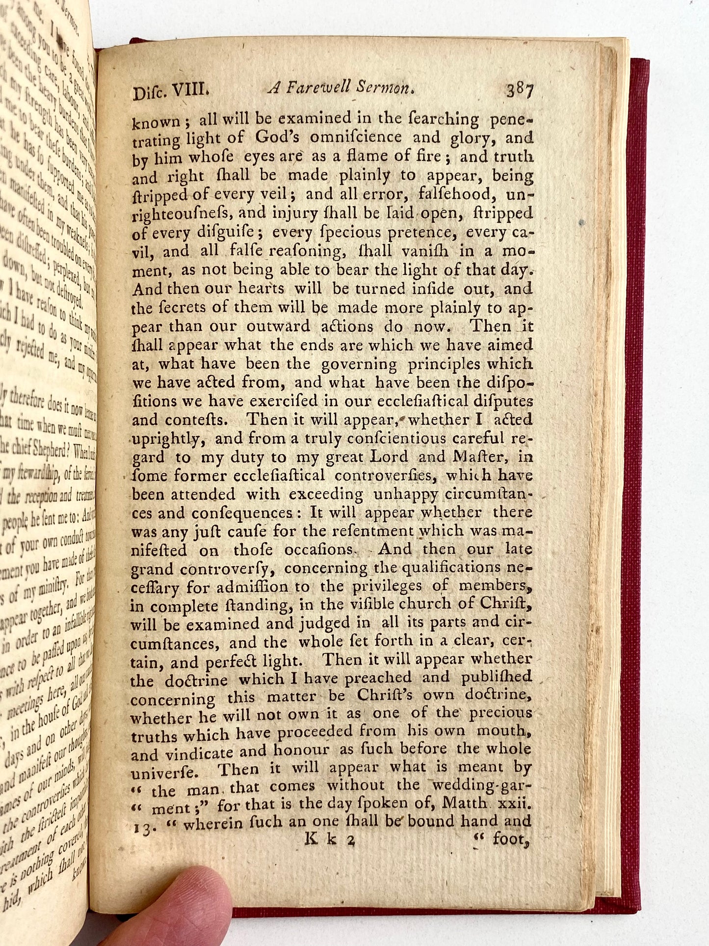 1785 JONATHAN EDWARDS. Important Scottish Edition of His Sermons + Account of His Dimissal!