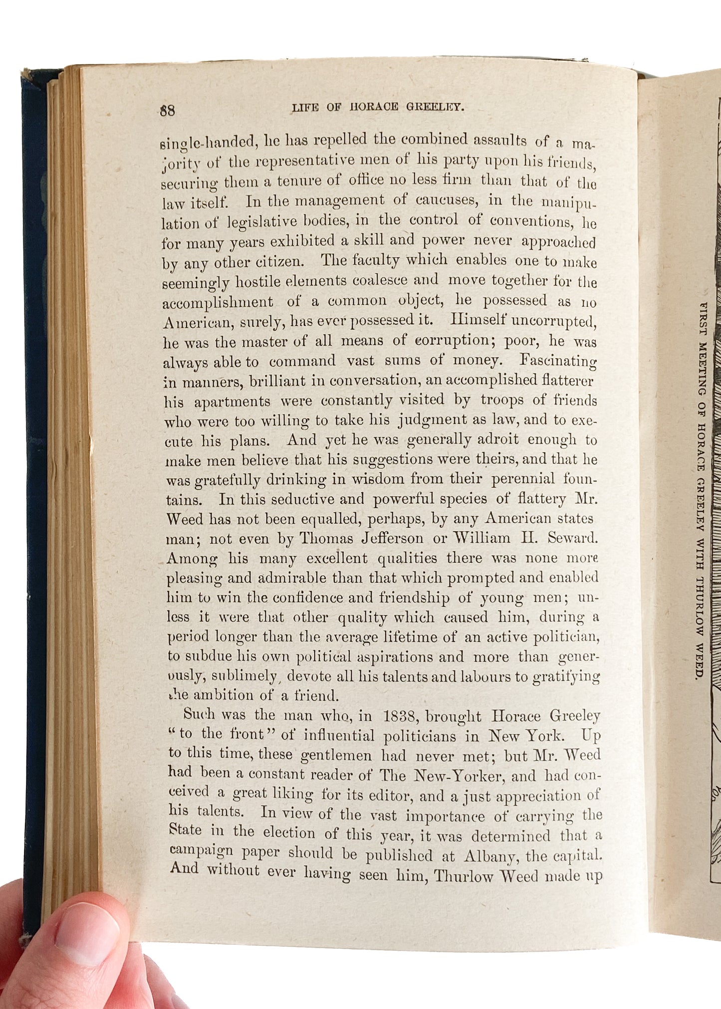 1890 HORACE GREELEY BIO. Extensive on Slavery, Abolition, Civil War, Underground Railroad, &c.