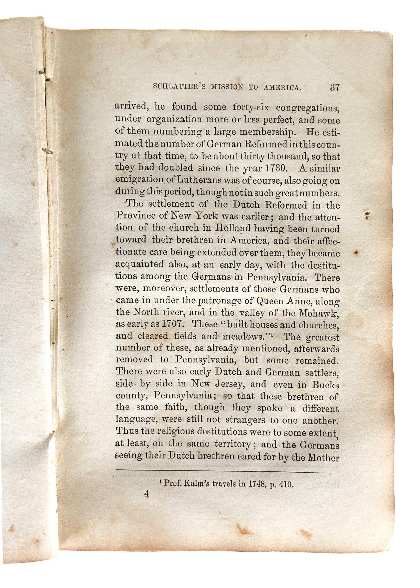 1857 CIVIL WAR CHAPLAIN. Life of Revolutionary War Chaplain Rescued from Rebel Camp [Michigan]