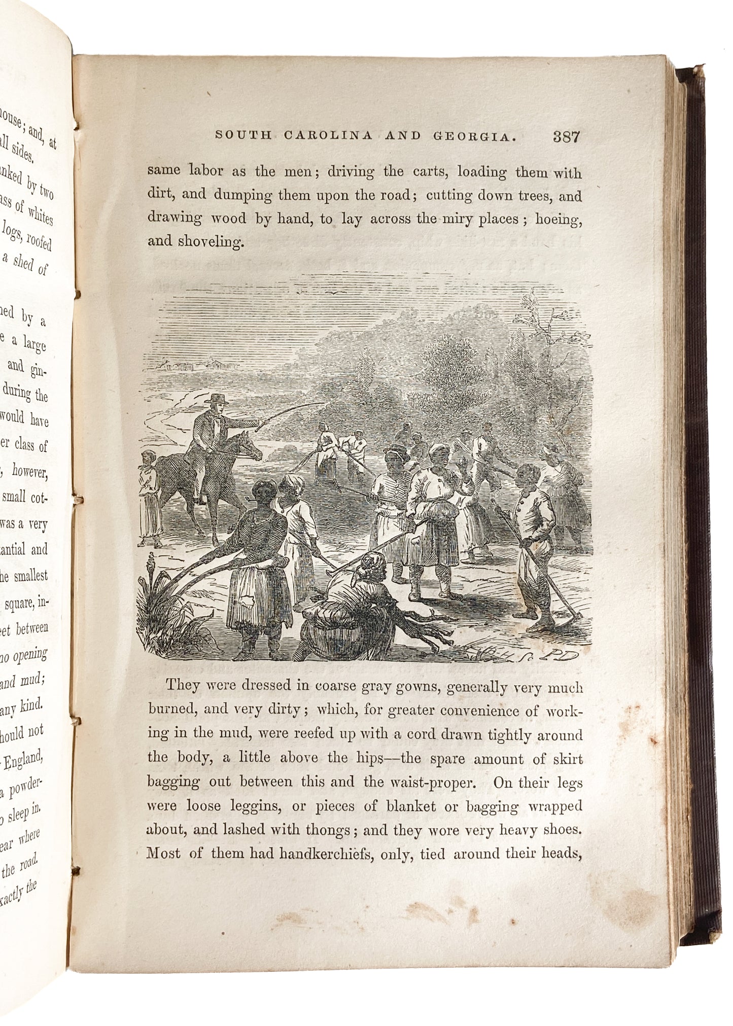 1857 SOUTHERN SLAVERY. Important Pre-War Anti-South Travelogue on Horrors of Slavery