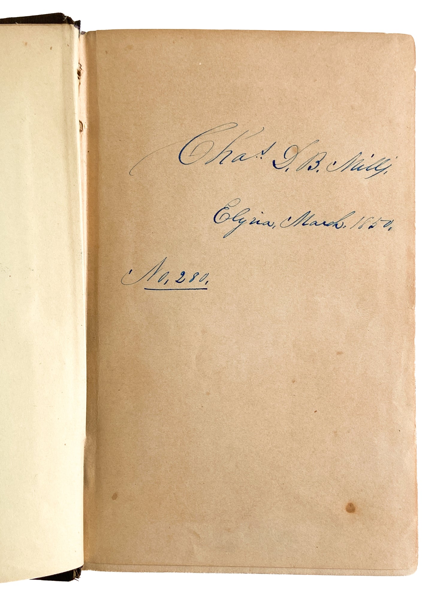 1849 RALPH WALDO EMERSON. Lectures and Addresses on Nature. First Edition with Superb Provenance.