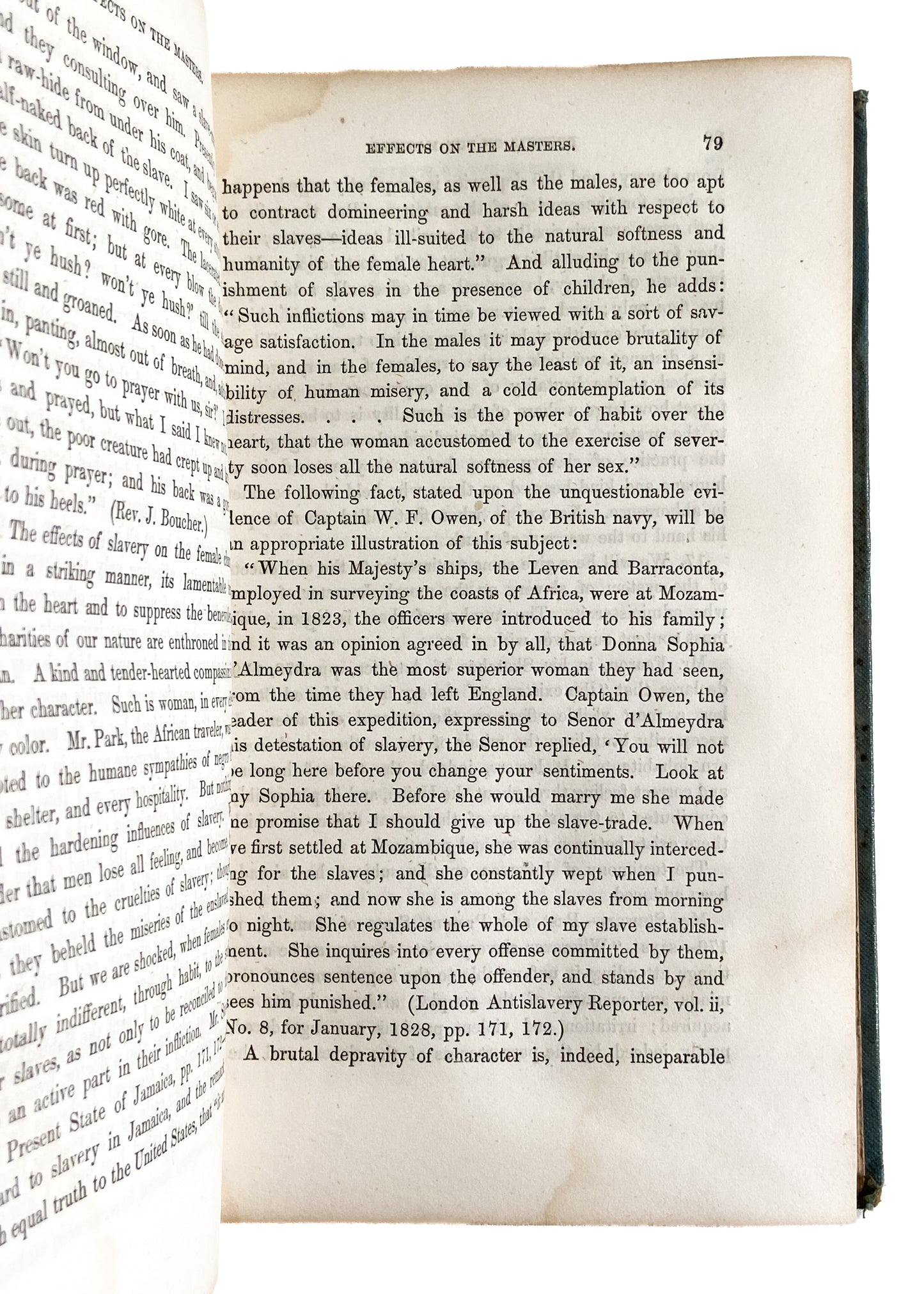 1851 SLAVERY SINFUL. The Sinfulness of American Slavery by Rev. Charles Elliott. 378pp.