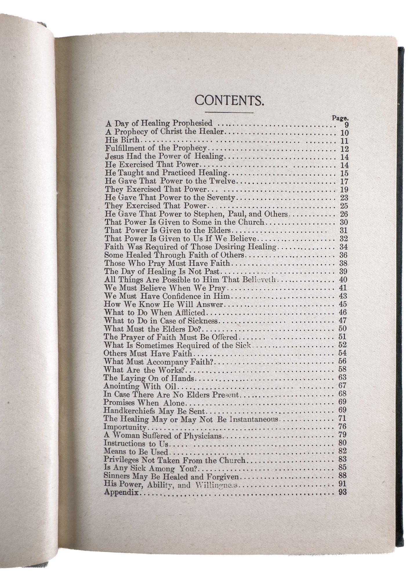 1899 DIVINE HEALING. Pristine Copy of an Important Early Work on Miraculous Healing.