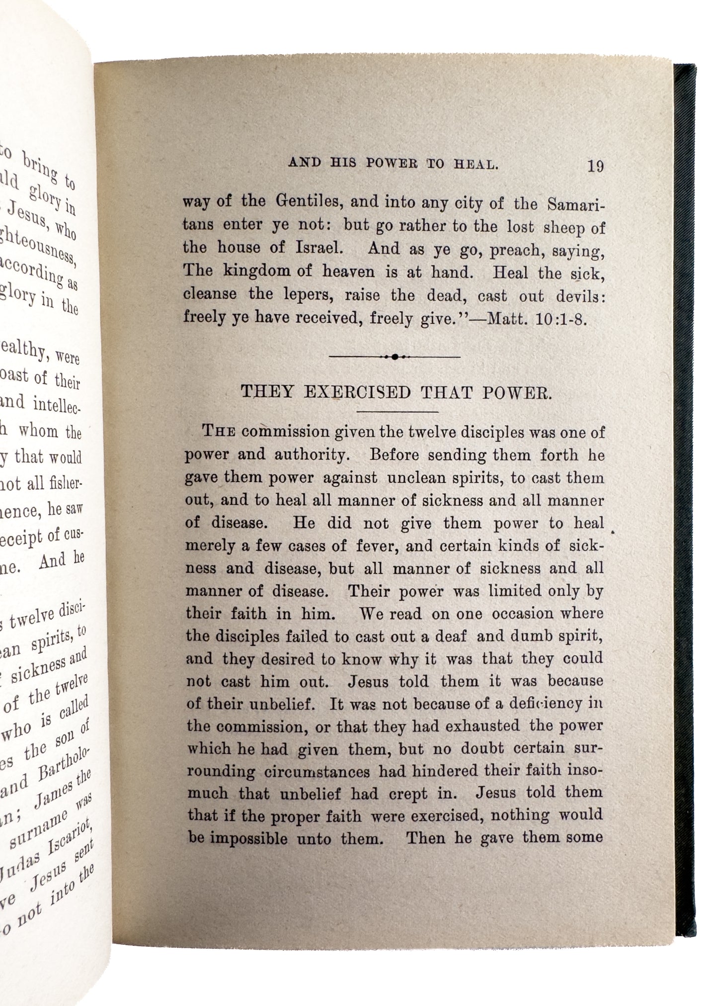 1899 DIVINE HEALING. Pristine Copy of an Important Early Work on Miraculous Healing.