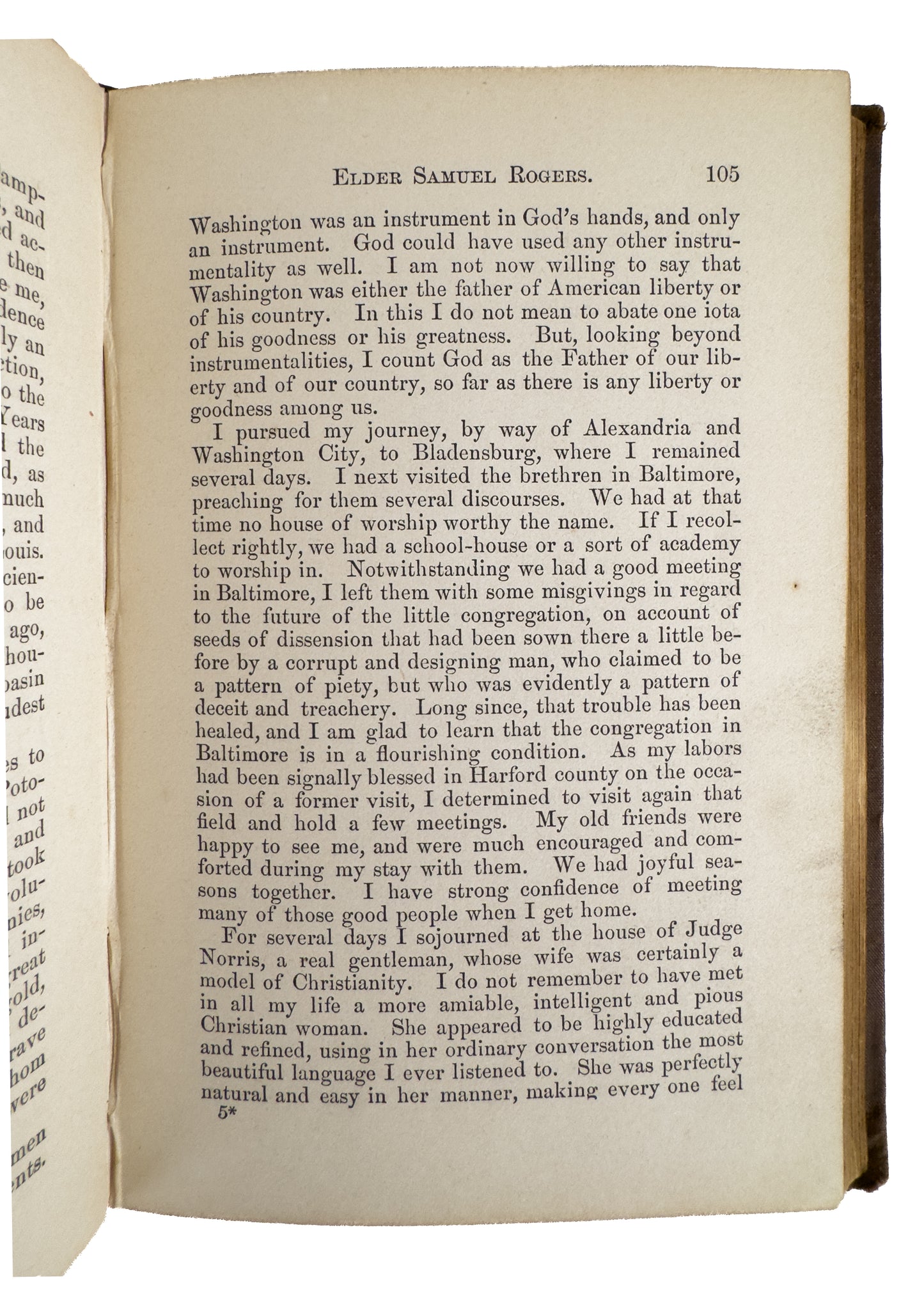 1881 BARTON STONE - RESTORATION MOVEMENT. Autobiography of Elder Samuel Rogers [b.1789].