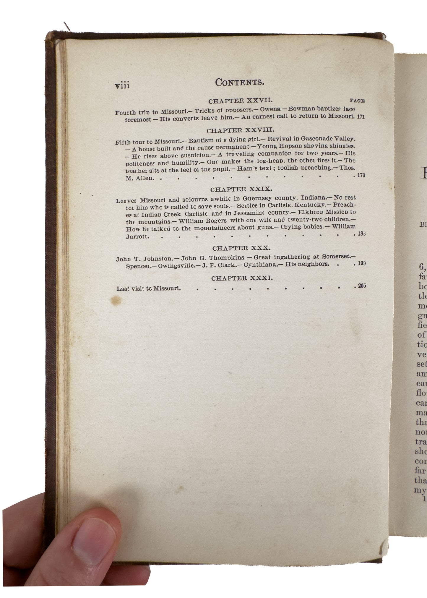 1881 BARTON STONE - RESTORATION MOVEMENT. Autobiography of Elder Samuel Rogers [b.1789].