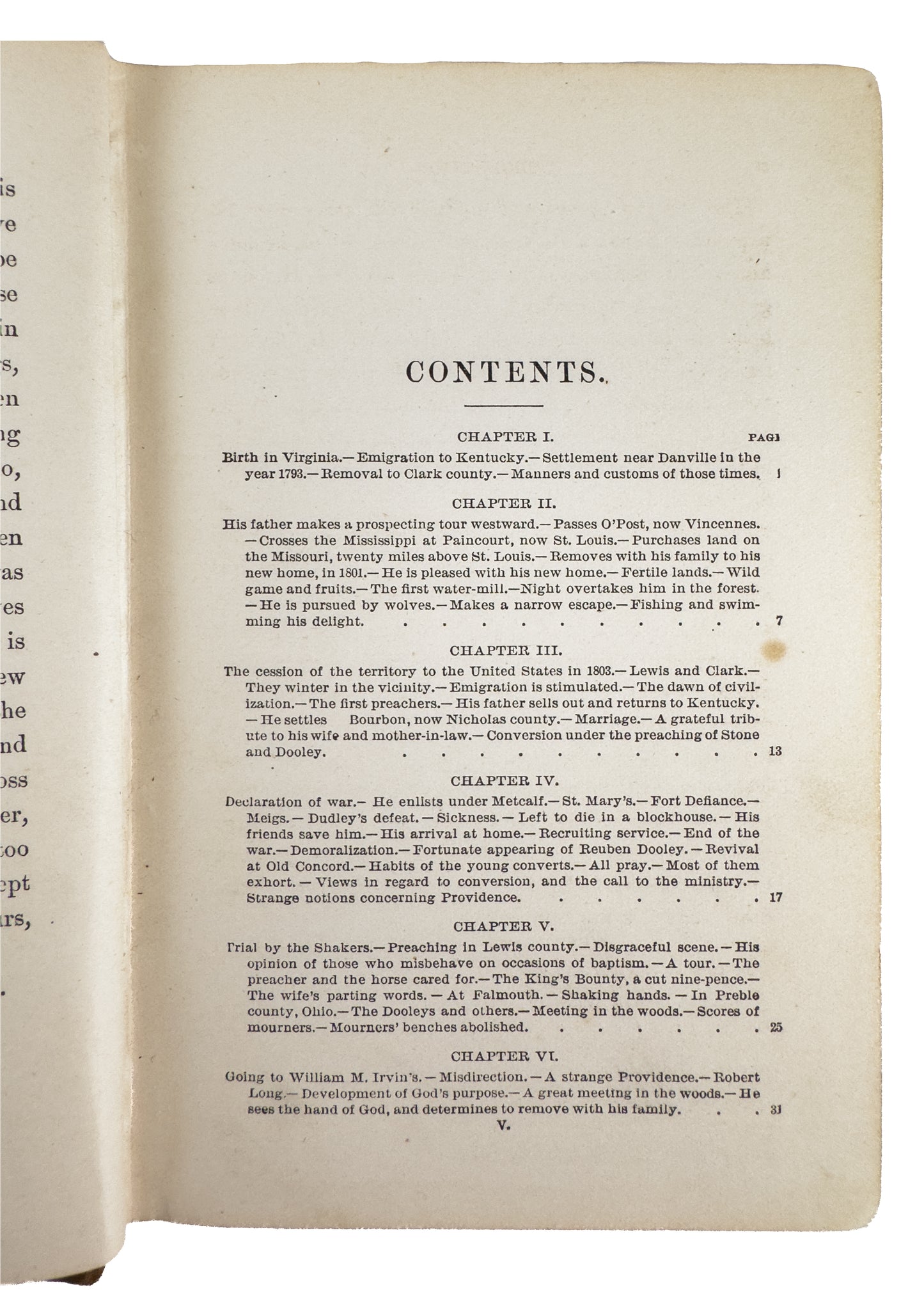 1881 BARTON STONE - RESTORATION MOVEMENT. Autobiography of Elder Samuel Rogers [b.1789].