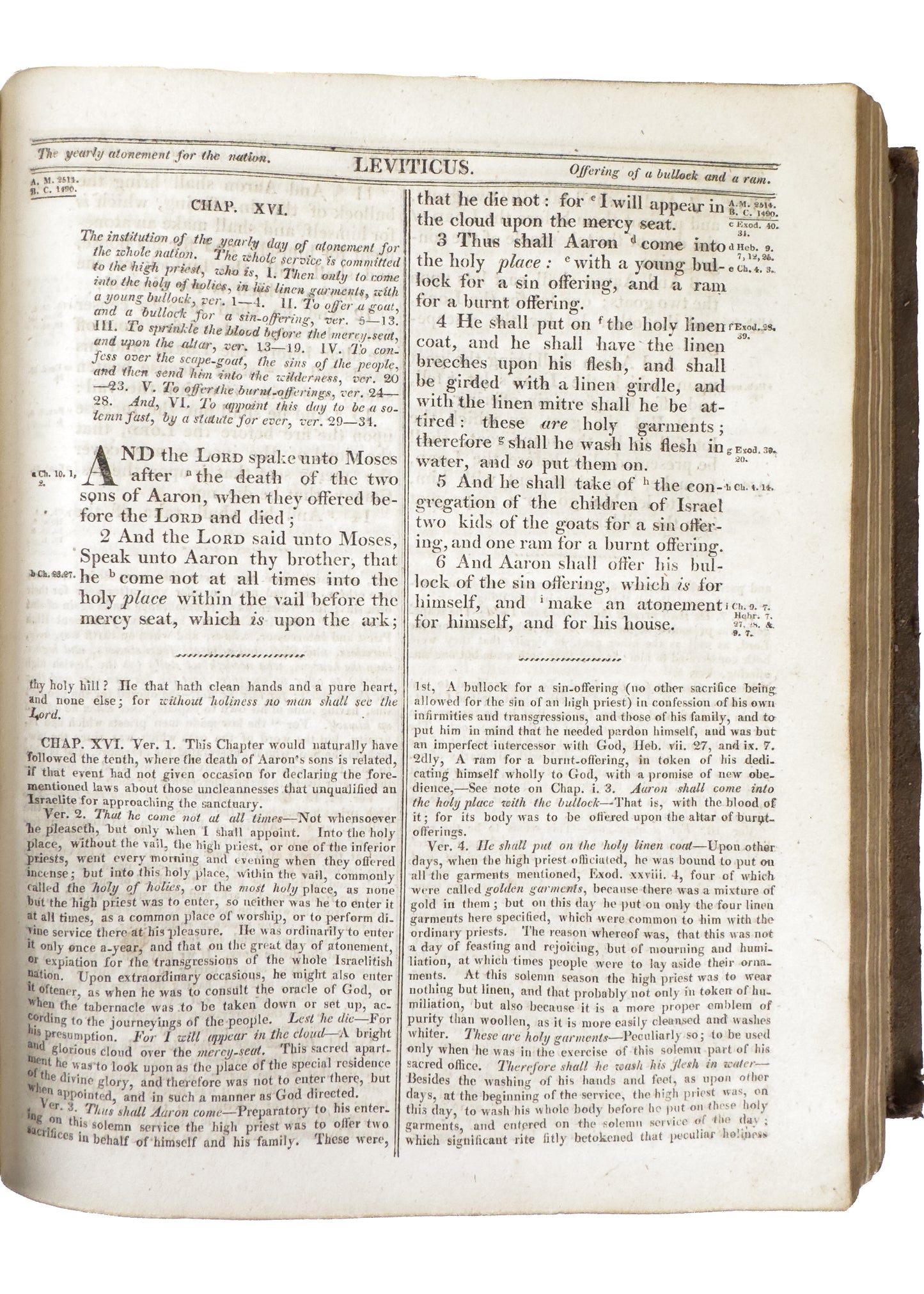 1810 METHODIST - JOSEPH BENSON. Commentary on the Holy Bible in Four Volumes.