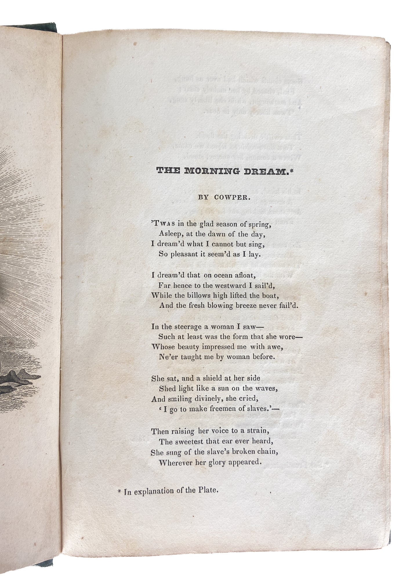 1837 JOHN GREENLEAF WHITTIER. First Pirated Edition. Abolitionist Poems on Slavery & Liberty. Illustrated.