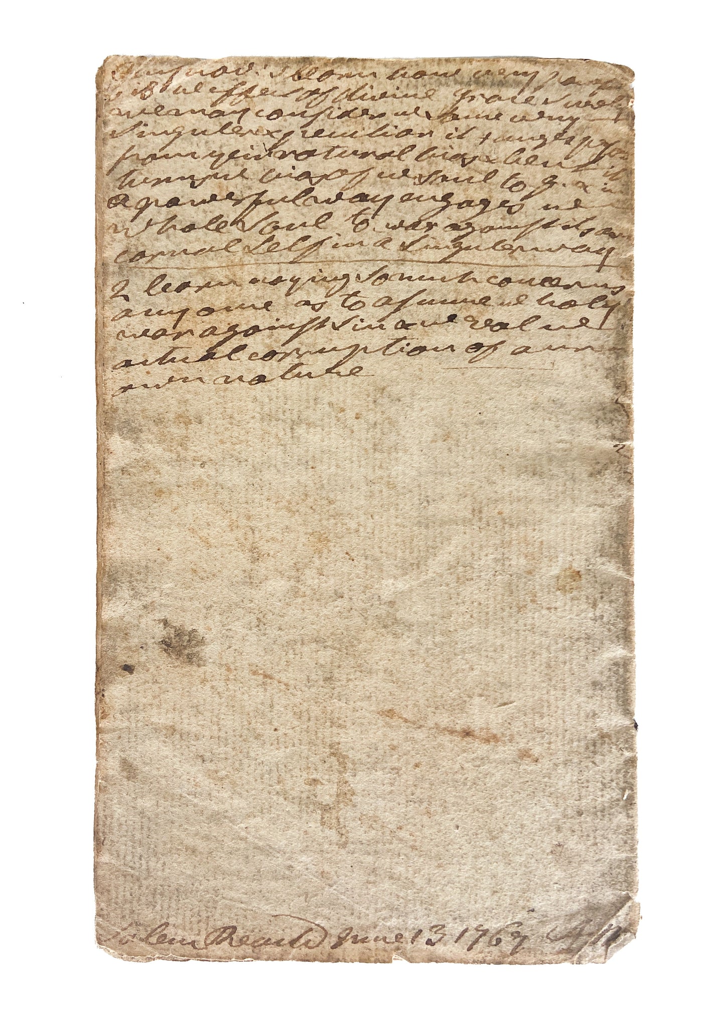 1767 MSS SERMON. Preached in Salem, Massachusetts. Psalm 1.1. American Revolutionary Parson