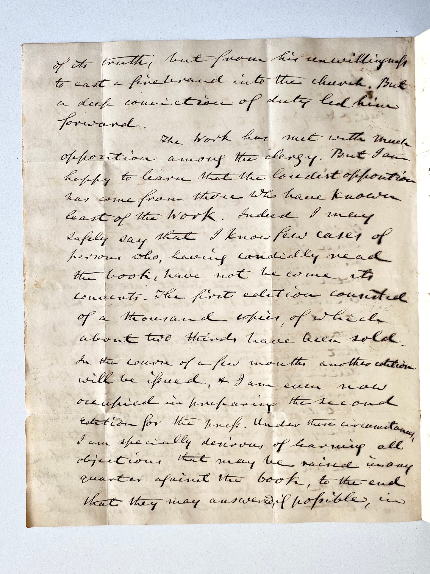 1846 GEORGE GRIFFIN. Letters on Atonement Theology by Author of Important Work on Sufferings of Christ in His Deity.