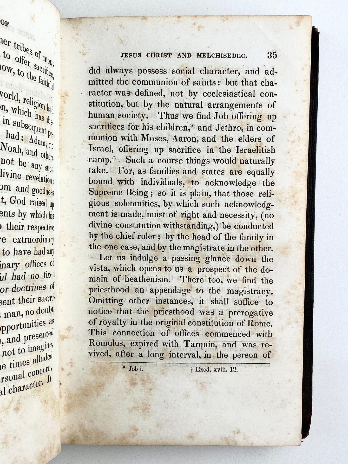 1852 JAMES GRAY. On the Priesthoods of Christ and Melchisedec. Scarce! Irish Presbyterian