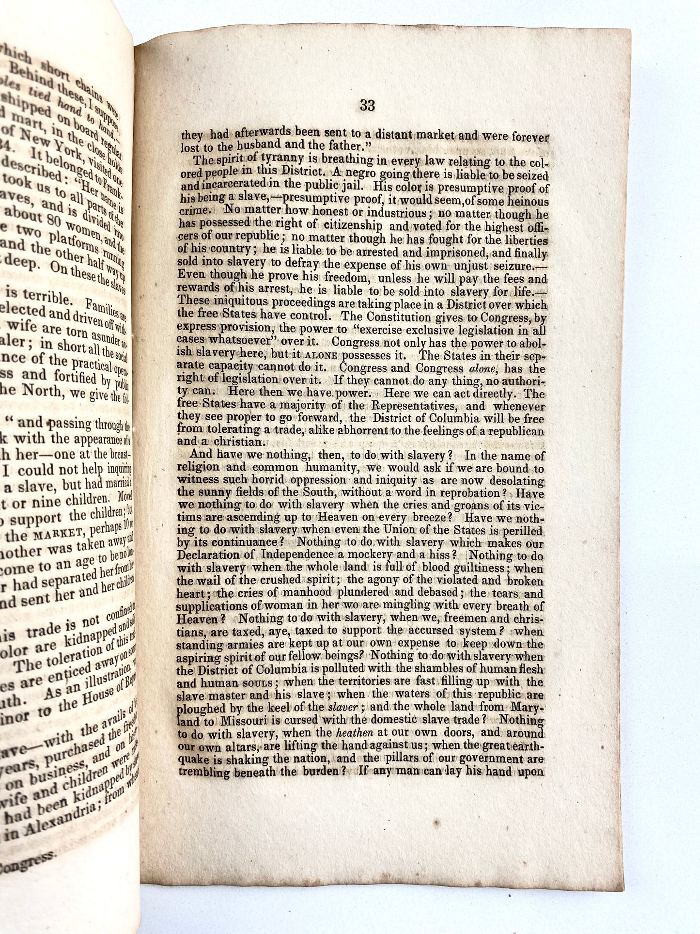 1835 SLAVERY & ABOLITION. New Hampshire Anti-Slavery Society - Early History of American Slavery