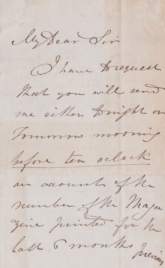 1839 WILLIAM ELLIS. Autograph Letter by Pioneer Missionary to Hawaii, Society Islands, and Madagascar.