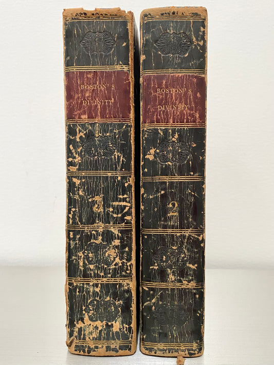 1797 THOMAS BOSTON. A Complete Body of Westminster Assembly Divinity. Rare Scottish Theology.