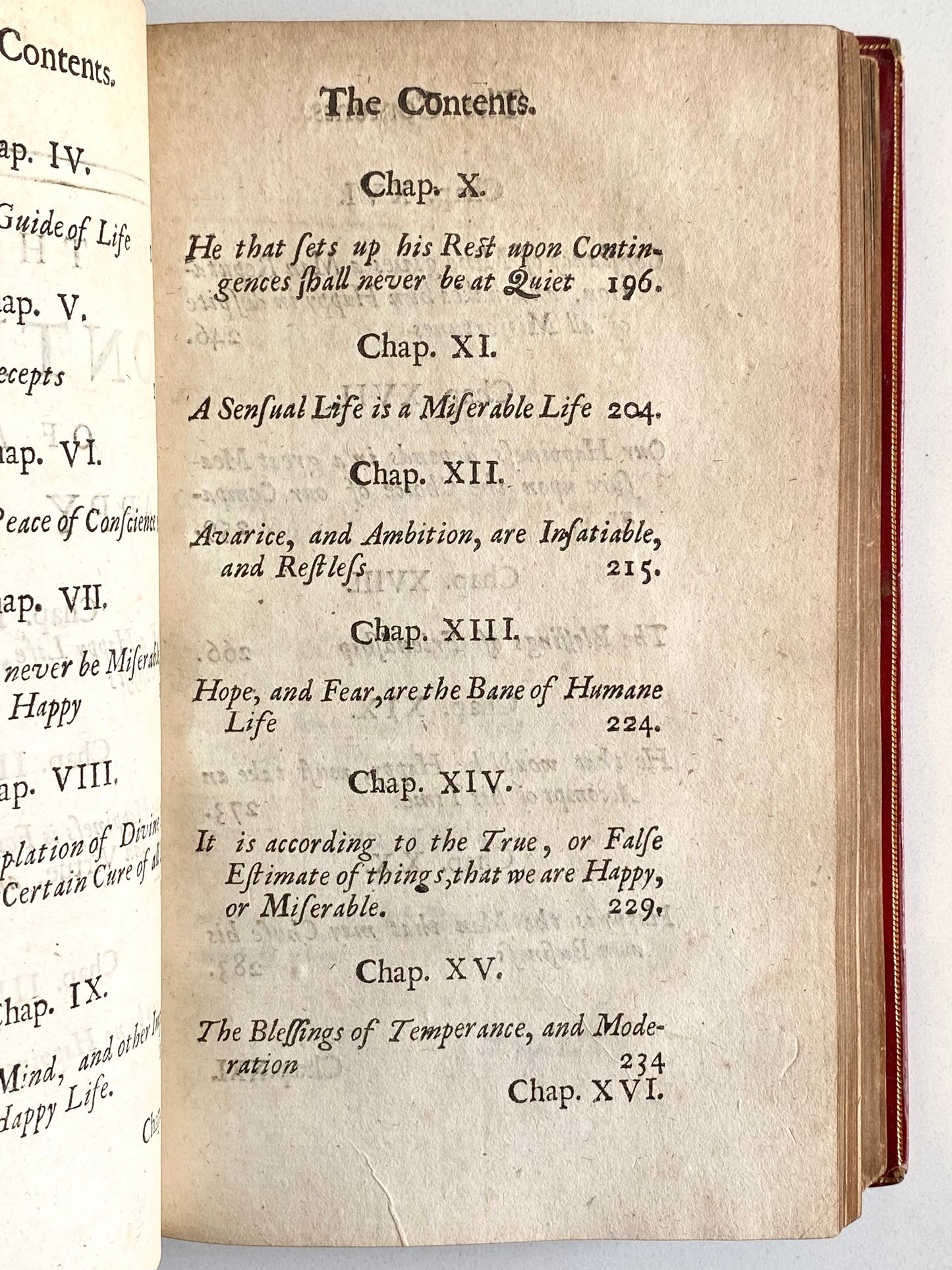 1682 SENECA / JOANNA BROME. Superb Edition of Seneca's Morals of a Happy Life.