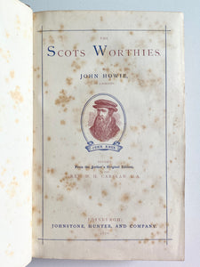 1870 JOHN HOWIE. Lives, Sufferings, Preaching, & Miracles of Scottish Worthies. VG!