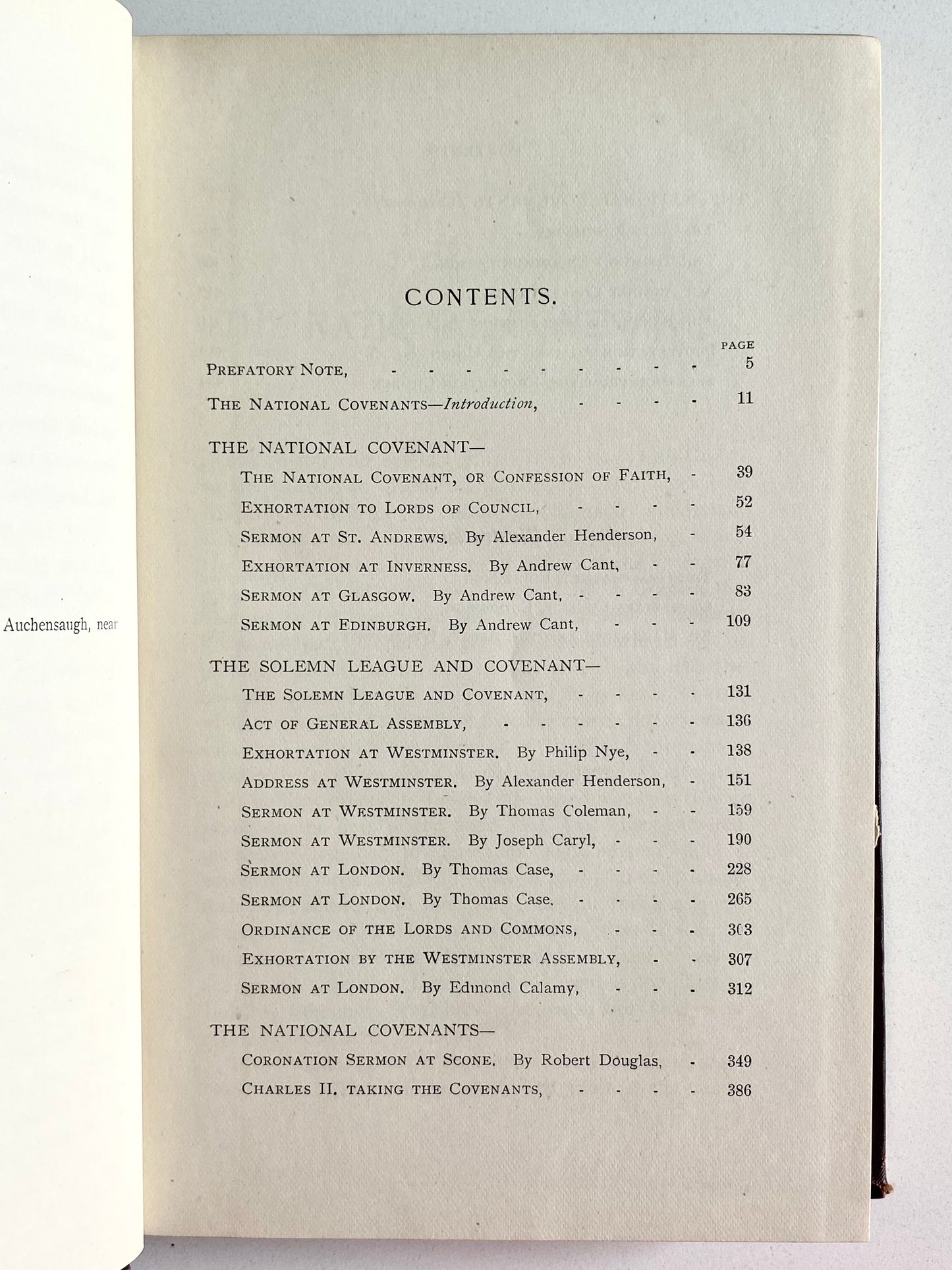 1895 JAMES KERR. The Covenants and the Covenanters. Important Primary Resources!