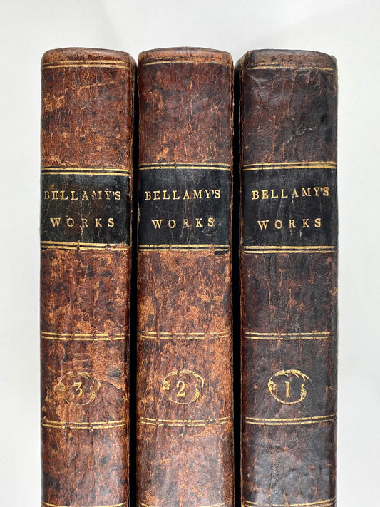 1811 JONATHAN EDWARDS / JOSEPH BELLAMY. The Works of Jonathan Edwards Most Important Theological Student.