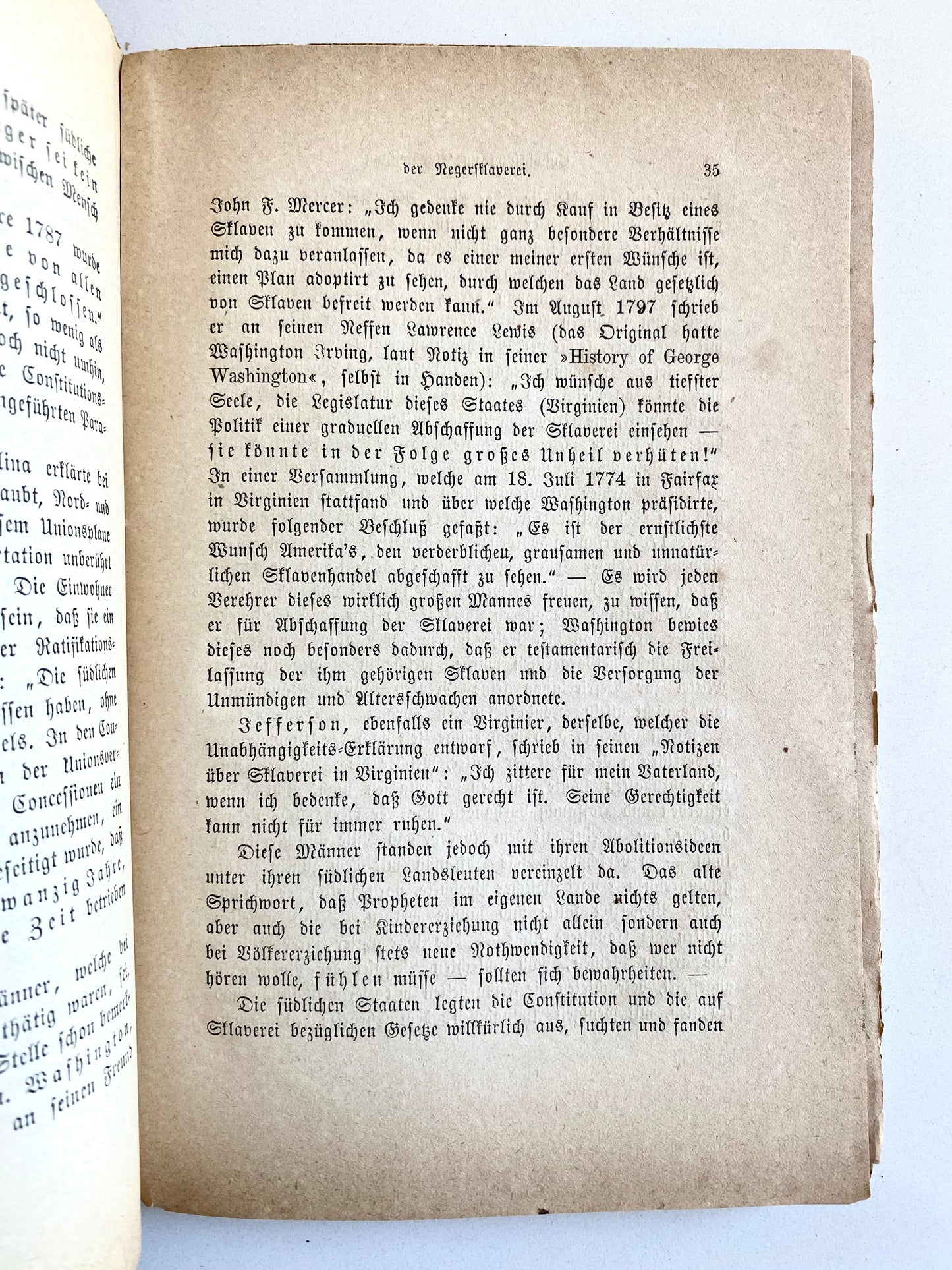 1866 EMANCIPATION PROCLAMATION. First German Account of the Liberation of American Slaves.