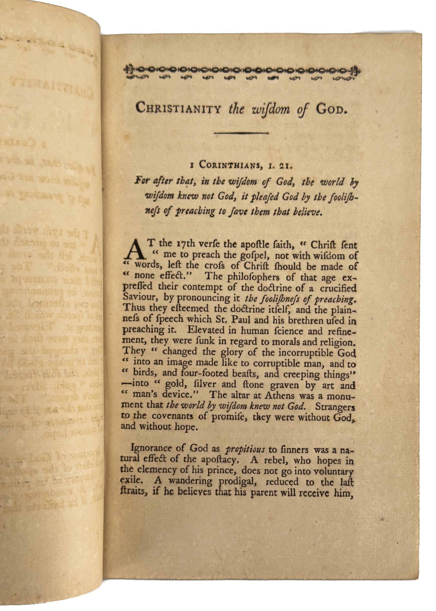 1799 JAMES DANA. Foolishness of Preaching is the Wisdom of God - Ordination of Dan Huntington at Litchfield, Conn.