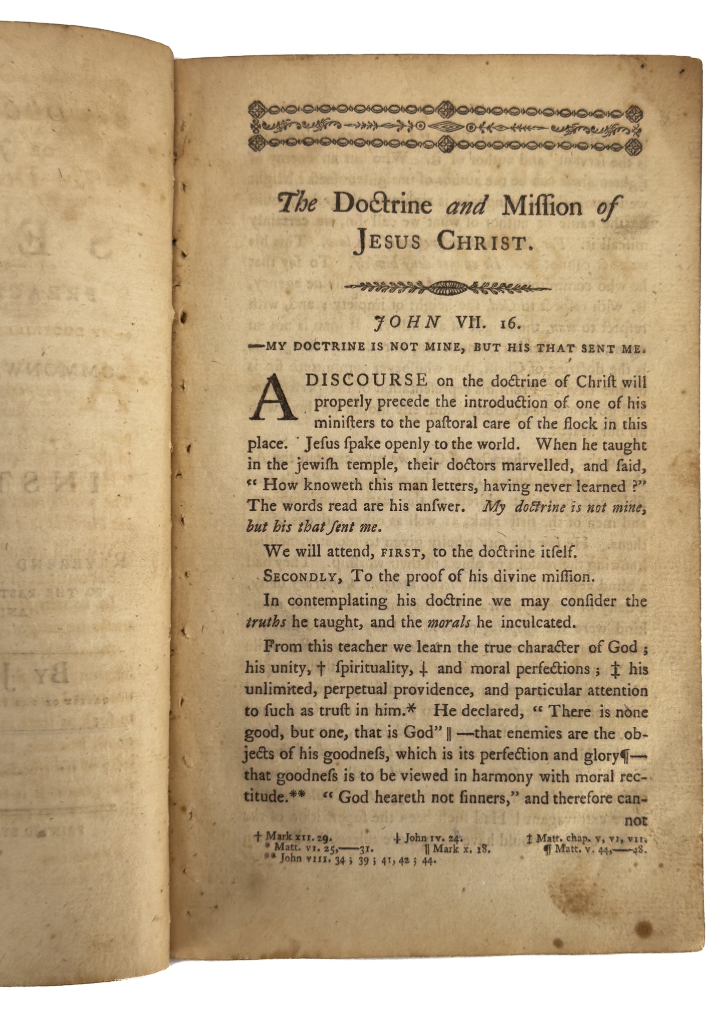 1792 JAMES DANA. Doctrine and Mission of Jesus - Ordination of Abiel Holmes at Cambridge, Mass.