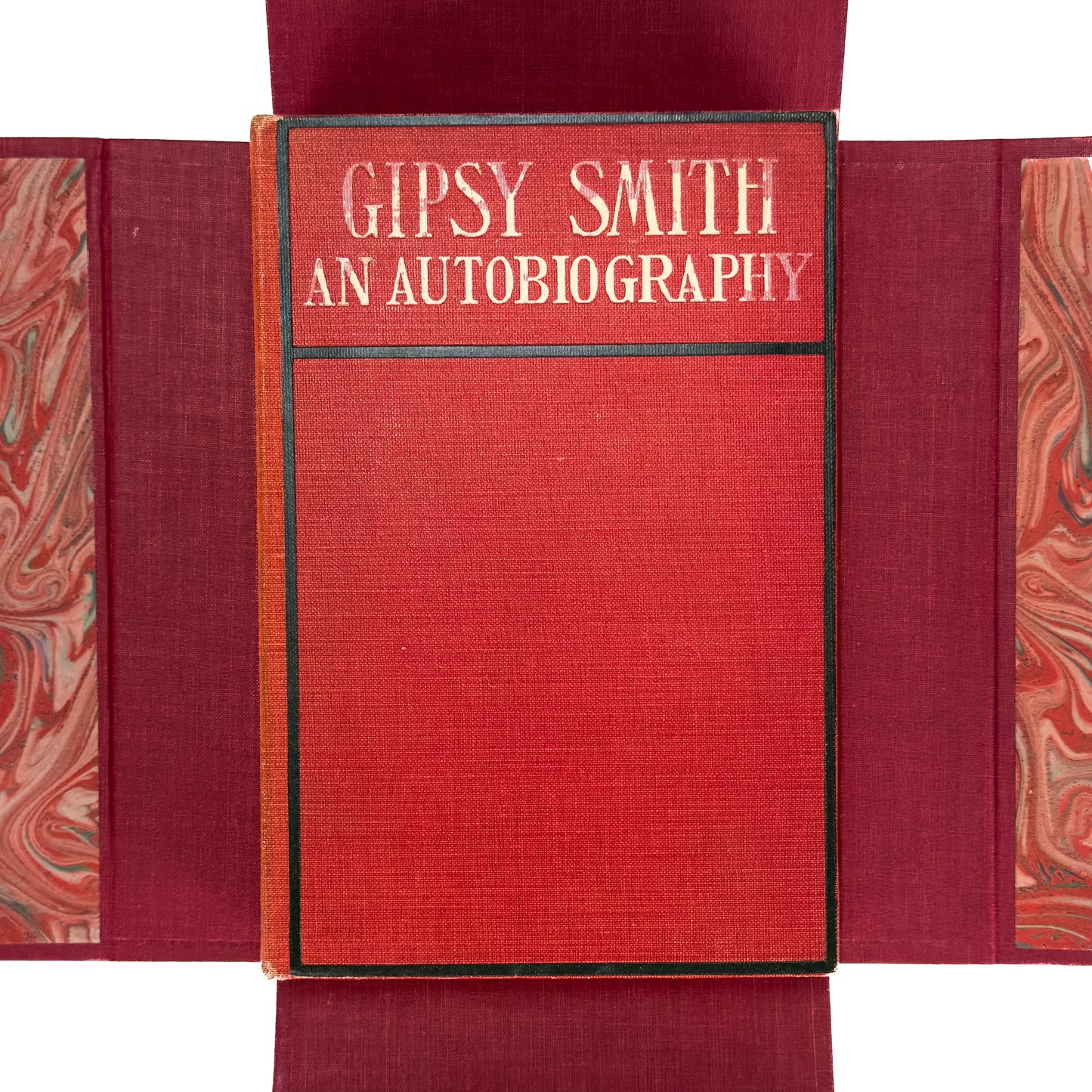 1918 GIPSY SMITH. Autobiography, Boldly Signed and in a Fine Leather Book Box.