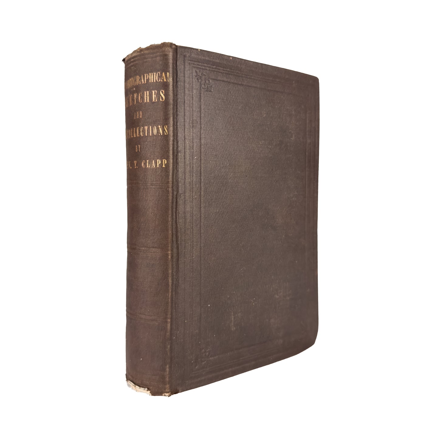 1858 THEODORE CLAPP. Controversial New Orleans Minister, Slavery, Abolition, Cholera &c.