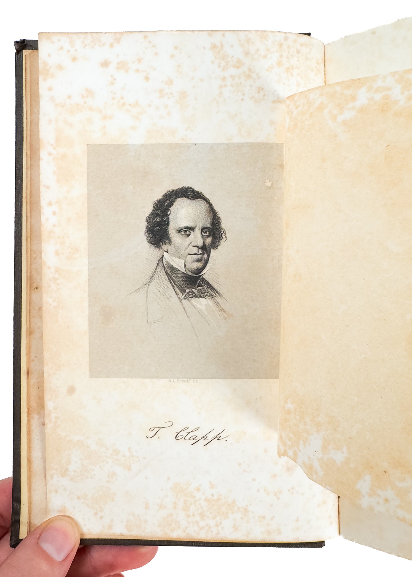 1858 THEODORE CLAPP. Controversial New Orleans Minister, Slavery, Abolition, Cholera &c.