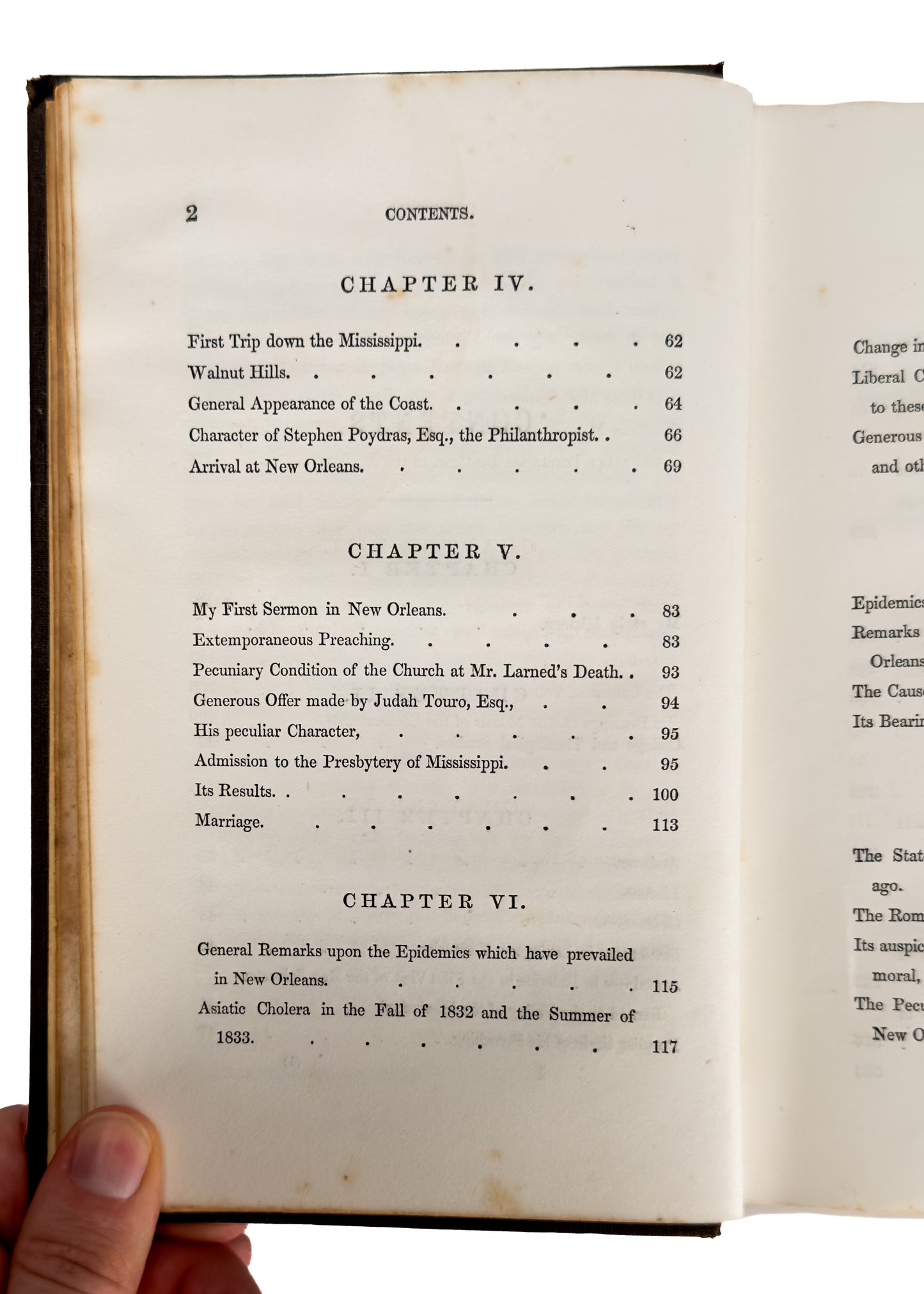 1858 THEODORE CLAPP. Controversial New Orleans Minister, Slavery, Abolition, Cholera &c.