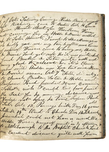 1857-1860 ANN ELIZABETH MARTIN. Important Presbyterian Diary - Fulton Street Prayer Revival, &c.