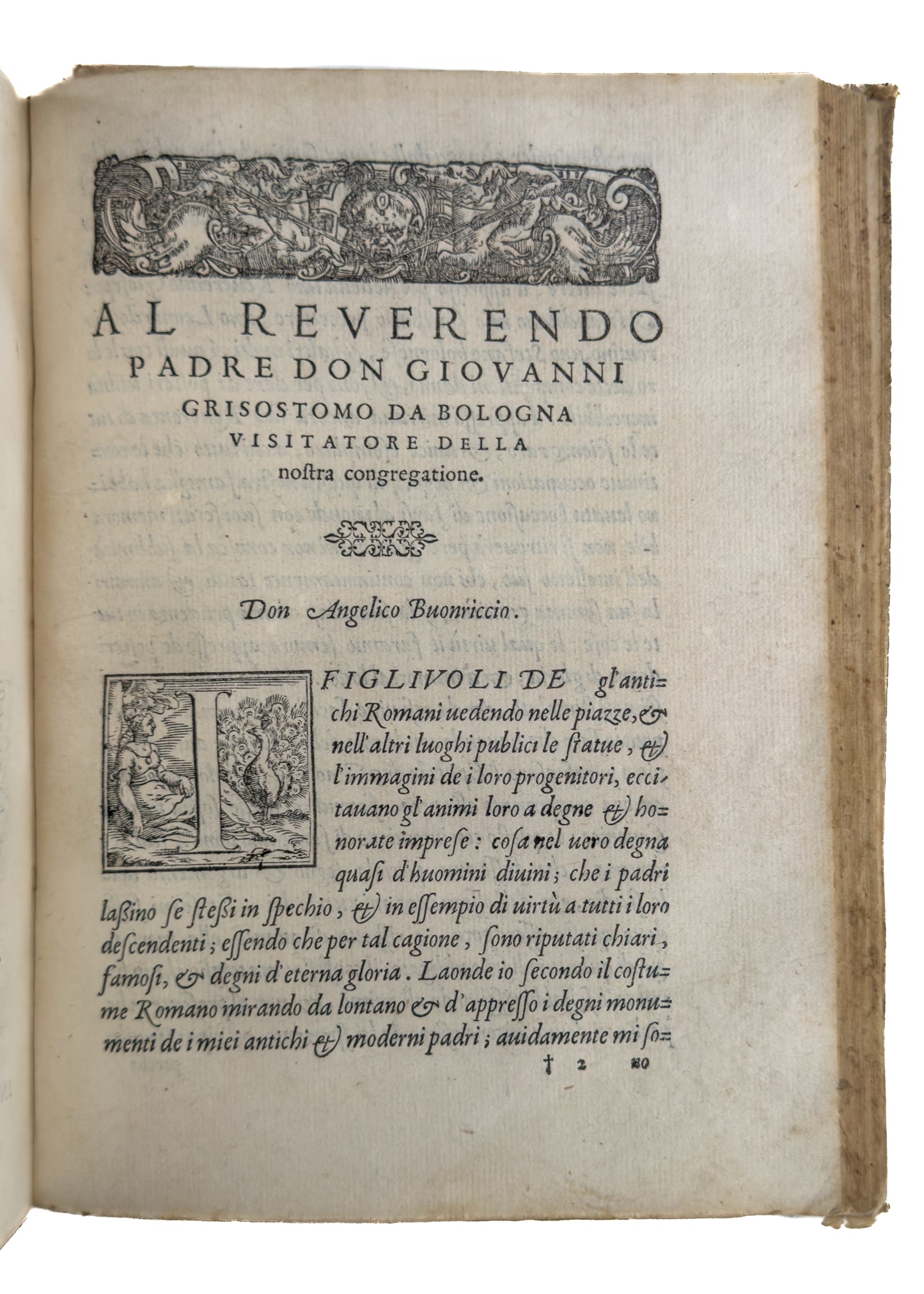 1565 ANGELICO BUONRICCIO. Important Italian Reformation on Justification - Paul's Epistles with Over 150 Woodcut Devices.