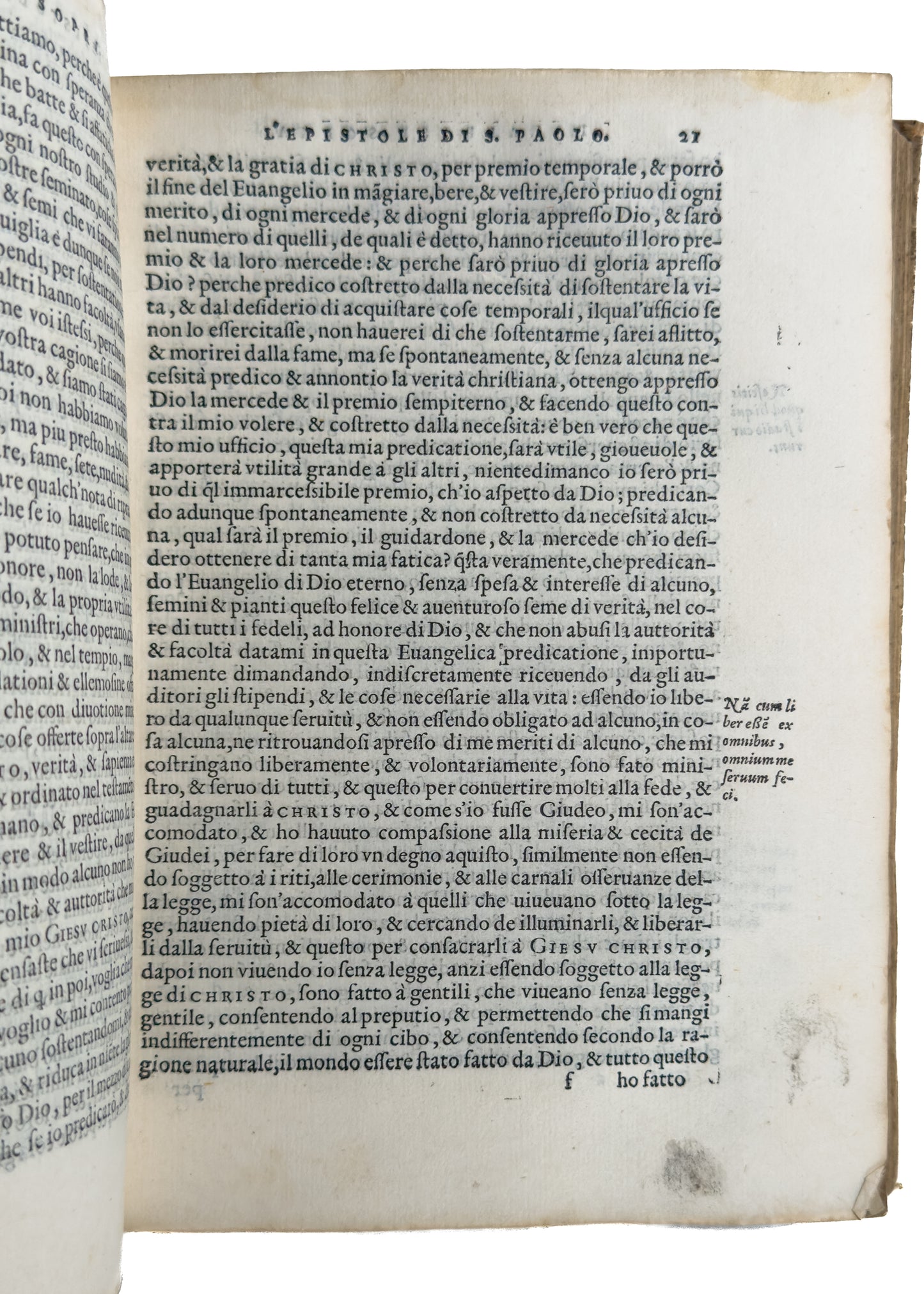 1565 ANGELICO BUONRICCIO. Important Italian Reformation on Justification - Paul's Epistles with Over 150 Woodcut Devices.