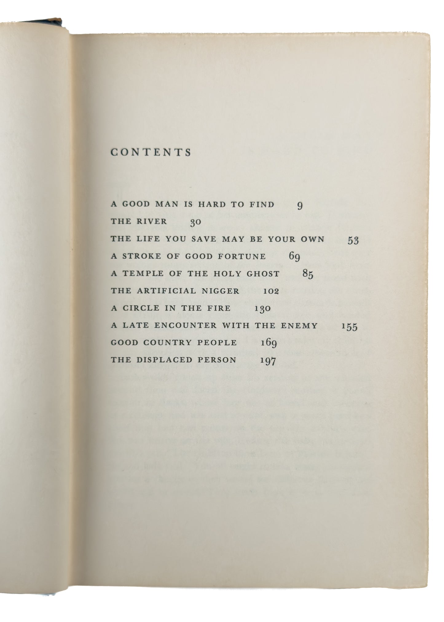 1955 FLANNERY O'CONNOR. A Good Man is Hard to Find. First Edition - Advance Copy.