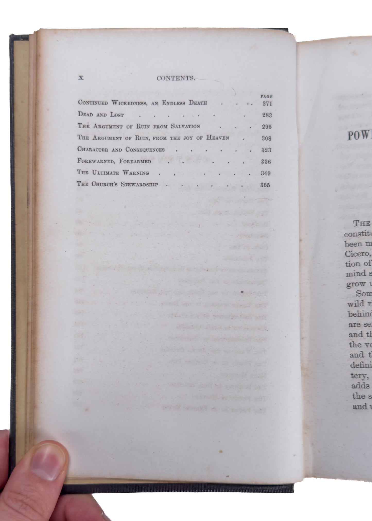 1853 GEORGE B. CHEEVER. Hebrews 6 and the Powers of the World to Come - Superb Copy.