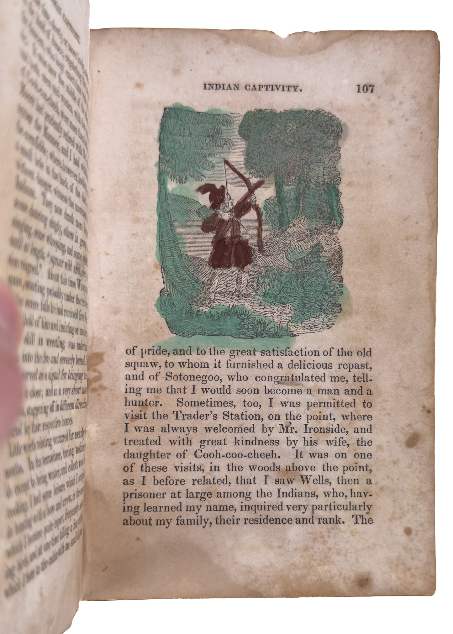 1852 CAPTURED BY INDIANS. True Narrative of the Capture of O. M. Spencer by the Indians of Cincinnati