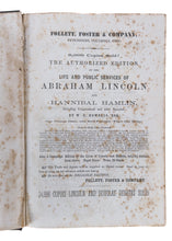 Load image into Gallery viewer, 1860 ABRAHAM LINCOLN. Political Debates between Abraham Lincoln and Stephen A. Douglas. First Edition.