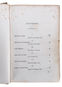 1858 PRAYER REVIVAL. The New York Pulpit of the Revival of 1858. J. W. Alexander, T. L. Cuyler, etc.,